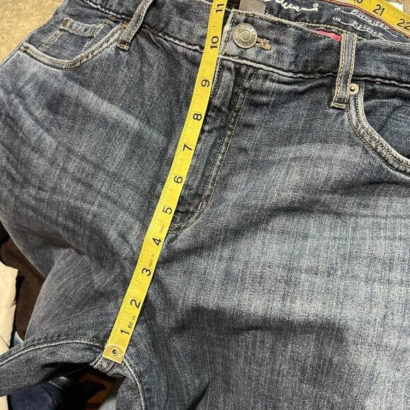 Eddie Bauer women’s size 12 boyfriend fit relaxed leg flannel lined jeans - Picture 9 of 9